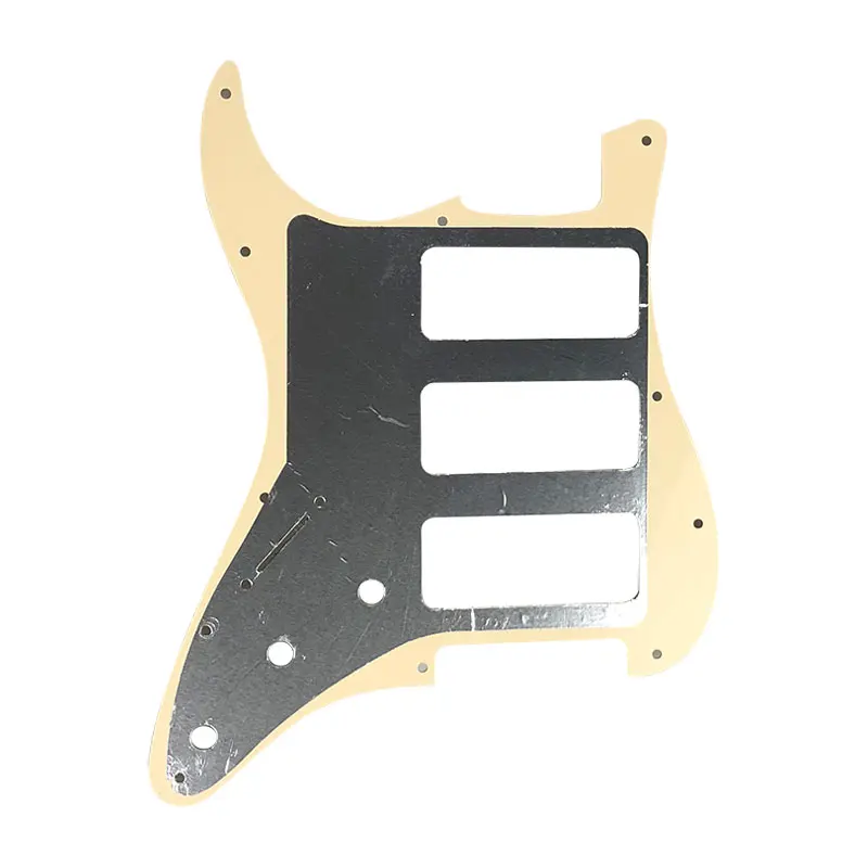 Pleroo отличное качество гитарные части 3 P-90 гитара Stratocaster PICKGUARD для нас 11 винтовых отверстий Strat 3 P90S Humbucker