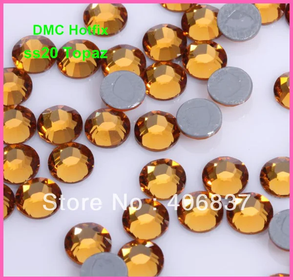 Бесплатная доставка! 1440 шт./лот ss20 (4 8 5 0 мм) Высококачественный Топаз DMC на