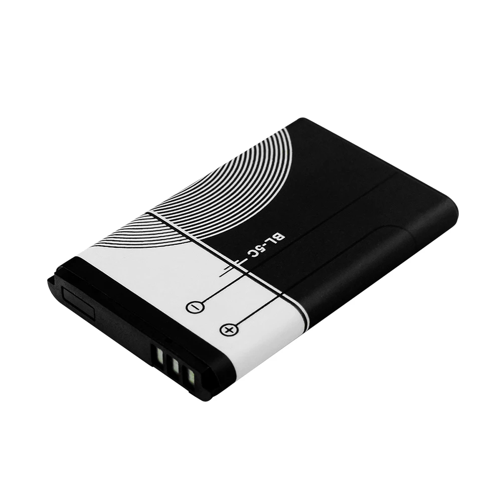 MJKAA 2 шт. BL-5C 3,7 V 3.8Wh 1020 мА/ч, литий-ионный аккумулятор Батарея для Nokia 1208 1600 1100 1101 2610 2600 2300 6230 6630 n70 n71 n72 n91 e60