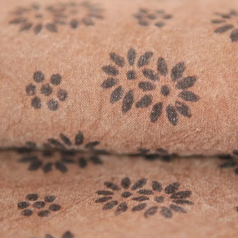 Ancient method Persimmon dyeing leaky cloth Hand-made persimmon earthen grass plant and printing pure cotto | Дом и сад