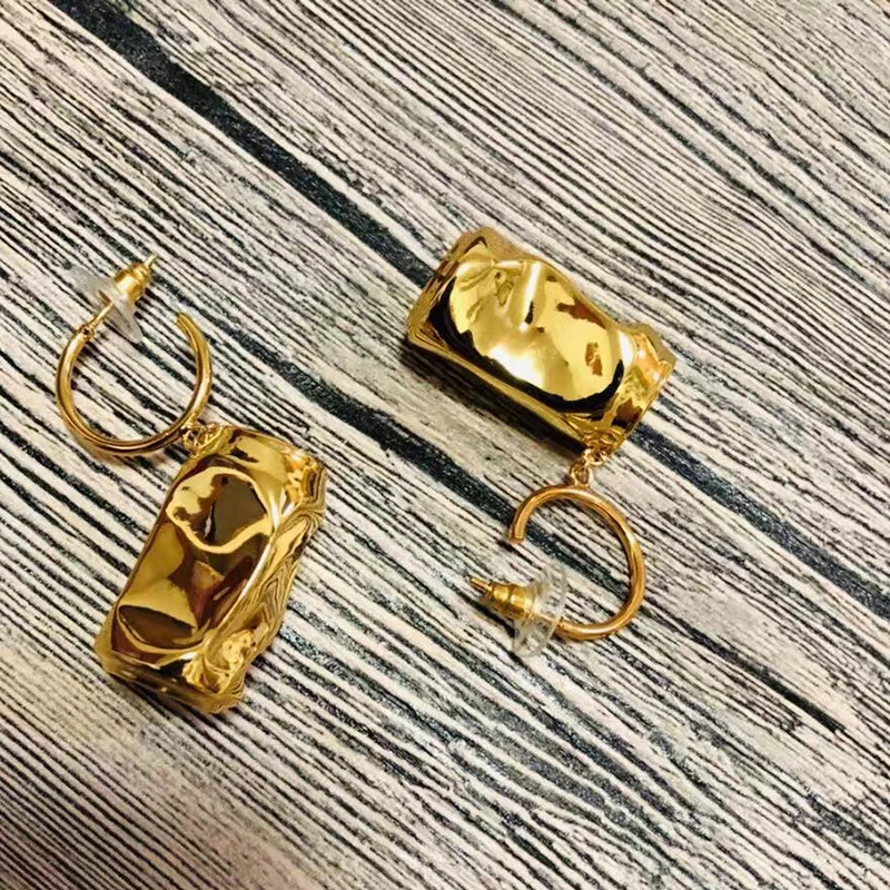 Хип хоп pull can Zipper top золотые серьги кольца для женщин забавные 2019 kupe kolczyki