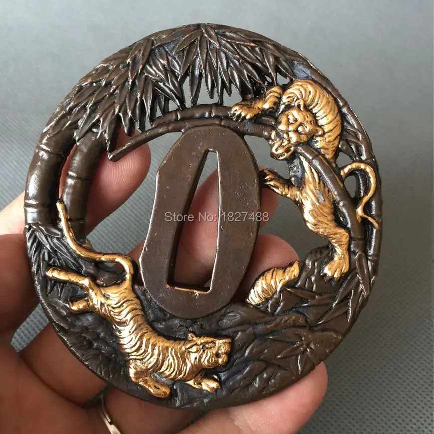 Высококачественный медный защитный аксессуар Tsuba для японского меча катана