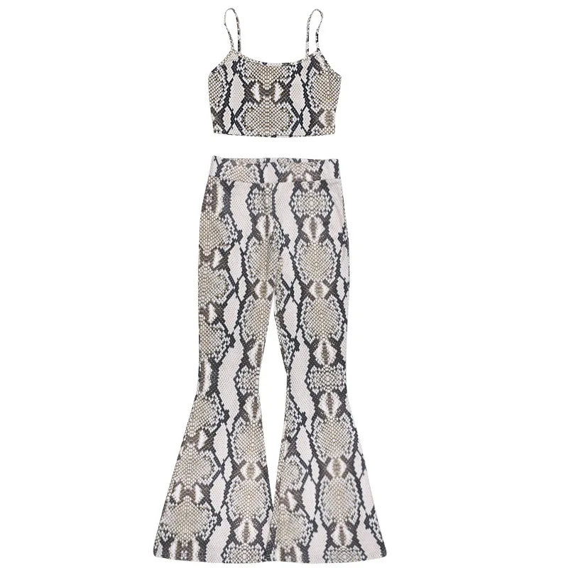 Пикантные для женщин без рукавов спортивный костюм Bodycon Crop Top+ мотобрюки брюки для девочек Комбинезон