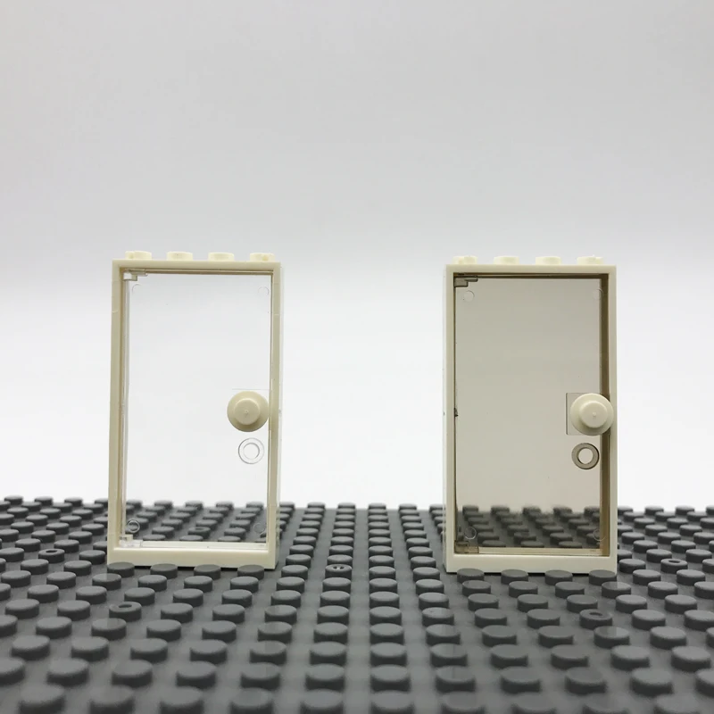 8 компл./лот оконная дверная рама 1x4x6 строительные блоки детали MOC со стеклом