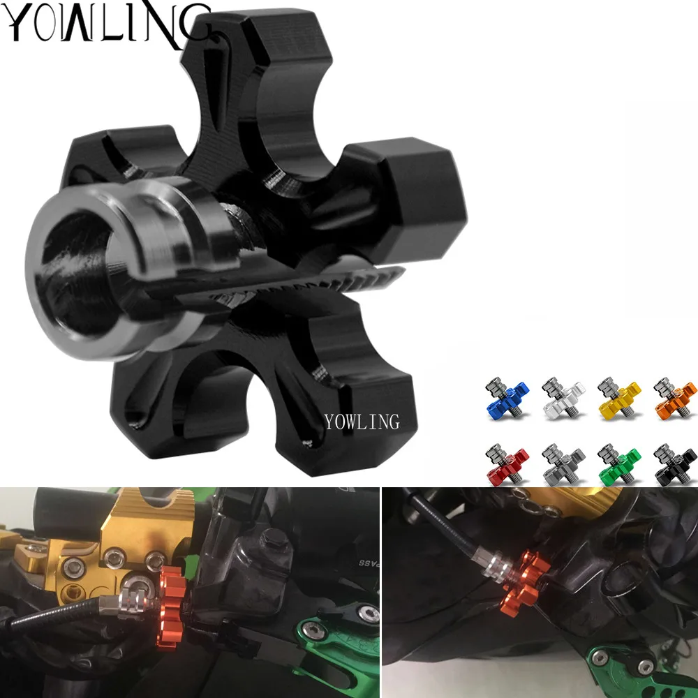

For Honda CBR 1000 RR CBR 900 RR Fireblade CBR 600 RR ABS M8*1.25 Universal Motorcycle CNC Aluminum Clutch Cable Wire Adjuster