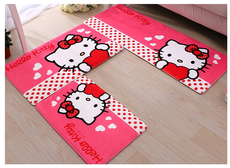 40*60 см, 50*80 см hello kitty фланелевые детские ковры для декора спальни для гостиной, ванной комнаты, дома, супер мягкий ковер