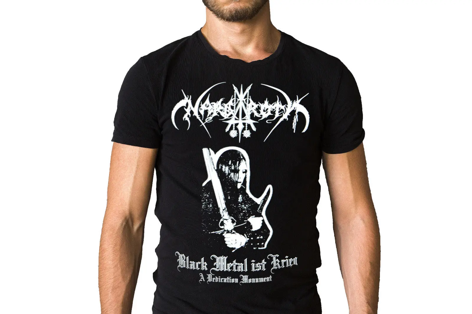 Nargaroth Band Черный Металл Ist Krieg 2001 альбом Обложка Футболка Топ футболка плюс размер
