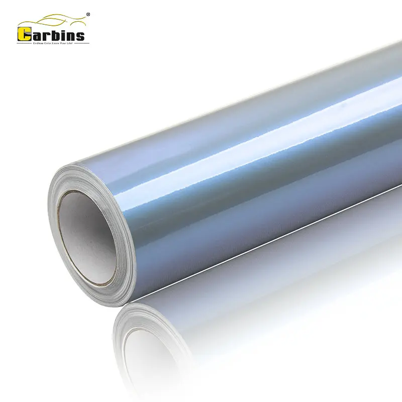 CARBINS Film Magic Candy Gray Blue Car Wrap Sticker Masareti Custom Color |