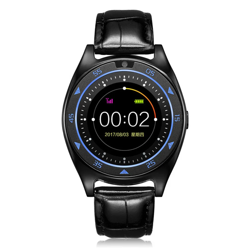 TQ920 smart watch для телефона android мода круглый экран Спорт шаг сна сердечный ритм