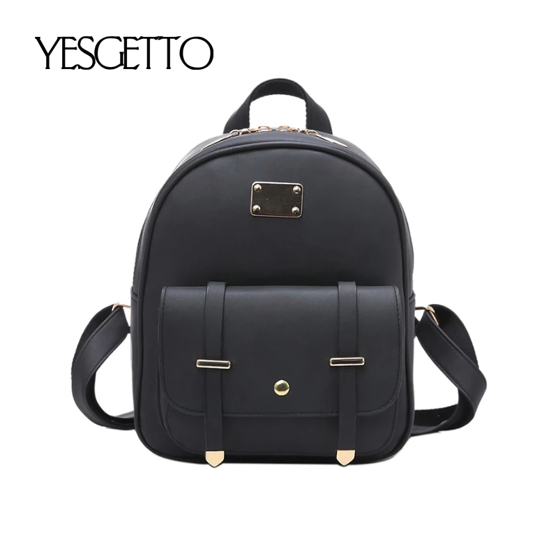 2017 женщин рюкзак для девочек подростков mochila feminina кожа рюкзаки женский