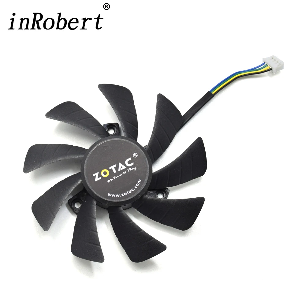 Новый 85 мм T129215SH 4 контактный кулер замена вентилятора для ZOTAC GTX 1060 960 GTX1060 3 ГБ ITX mini