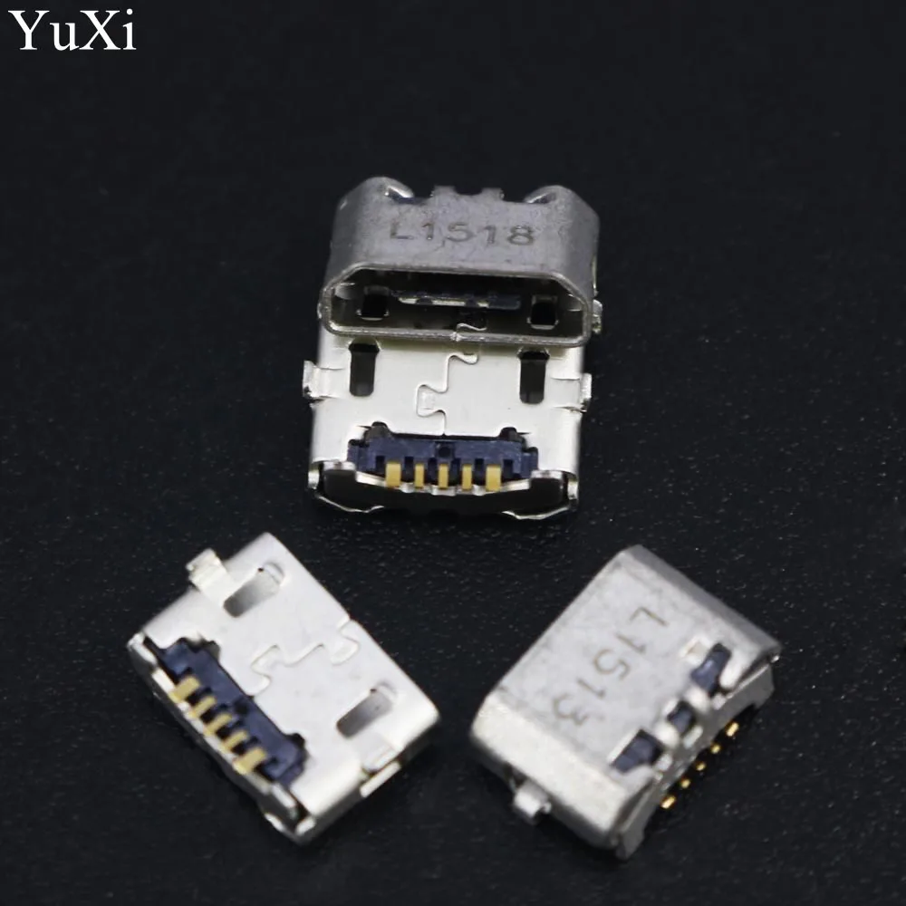 100 шт./лот для Huawei 4X Y6 4A P8 C8817 max Lite 4C 3X Pro G750 T20 micro USB разъем зарядки|Соединители| |