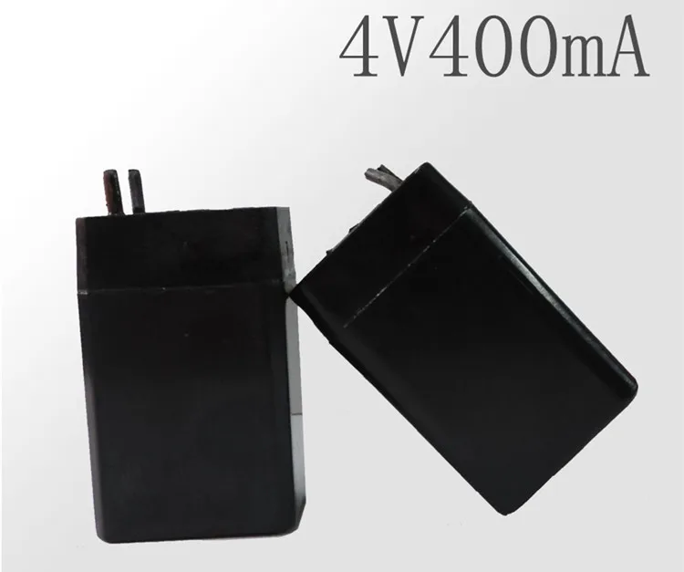 2 шт. свинцово кислотные аккумуляторы 4 В 400 мАч 28 х22х46 мм|battery small|battery flashlightbattery battery