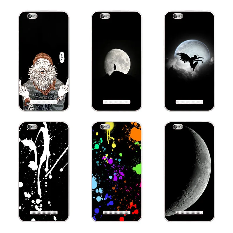 lenovo vibe c a2020 Case Silicon Black graffiti Painting Soft TPU Back Cover for Protect Phone cases shell |