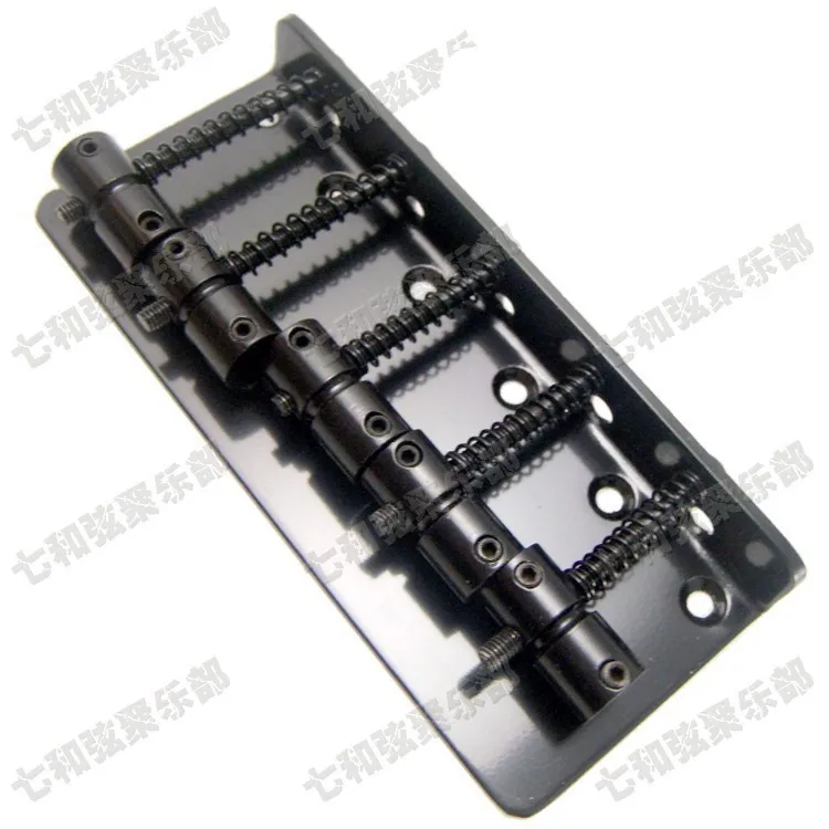 Набор черных железных 5 струн для басов мост электрогитары запчасти гитары