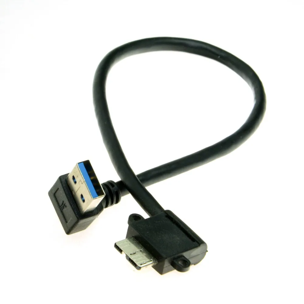 100 шт/вверх Угловой 90 градусов USB 3 0 Микро 10Pin правый угловой кабель 20 см для