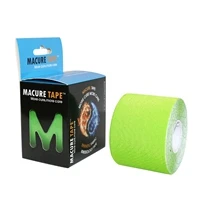 Green Macure лента вискоза искусственный шелк синтетическая кинезиологическая лента спортивный рулон 5 см х 5 м спортсмены поддержка мышц Cinta кинезиологическая лента - Цвет: Green