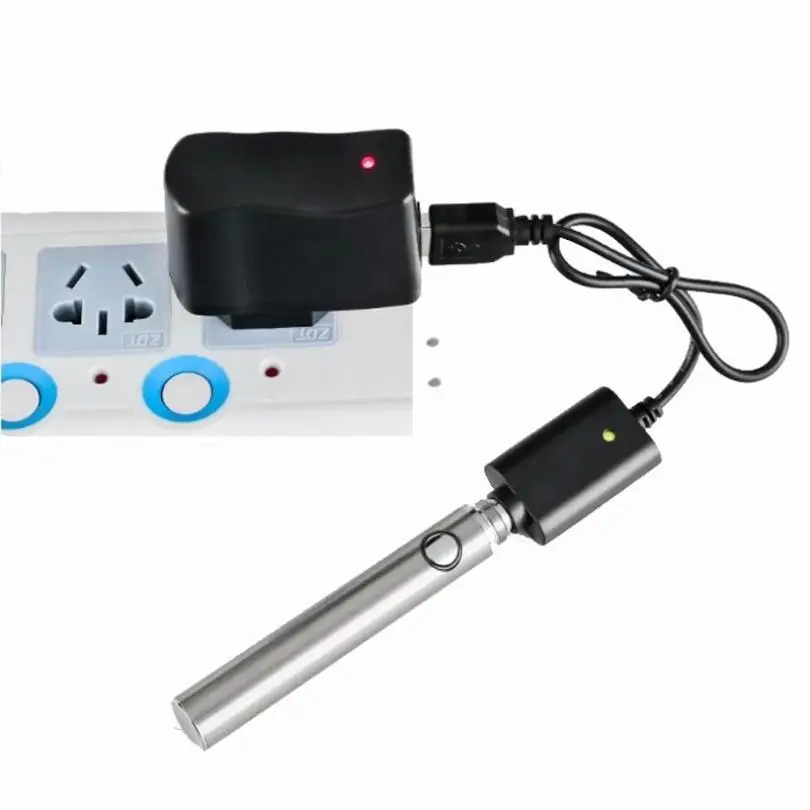 Эго USB Зарядное устройство электронные сигареты eGo резьбы usb адаптер зарядный кабель для передачи данных для электронные сигареты eGo EVOD CBD Батарея Vape Наборы