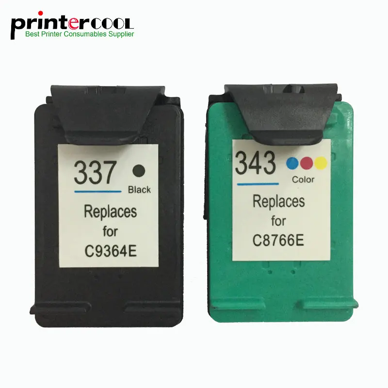 Einkshop 337 343 Заправляемый картридж совместимый для hp Photosmart C4180 2575 с чернилами Deskjet 6940