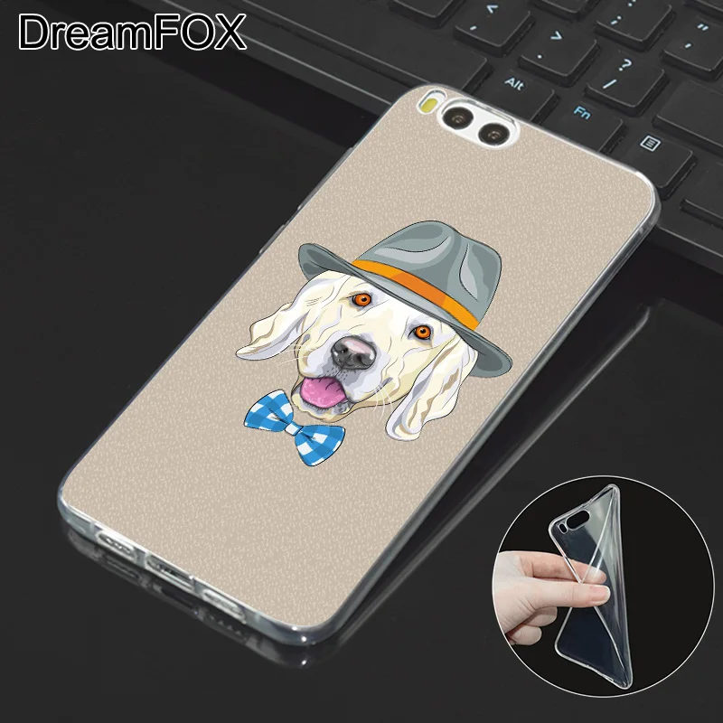 DREAMFOX L390 с рисунком щенка Джека Расселла Мягкий ТПУ силиконовый чехол для Xiaomi Mi Note