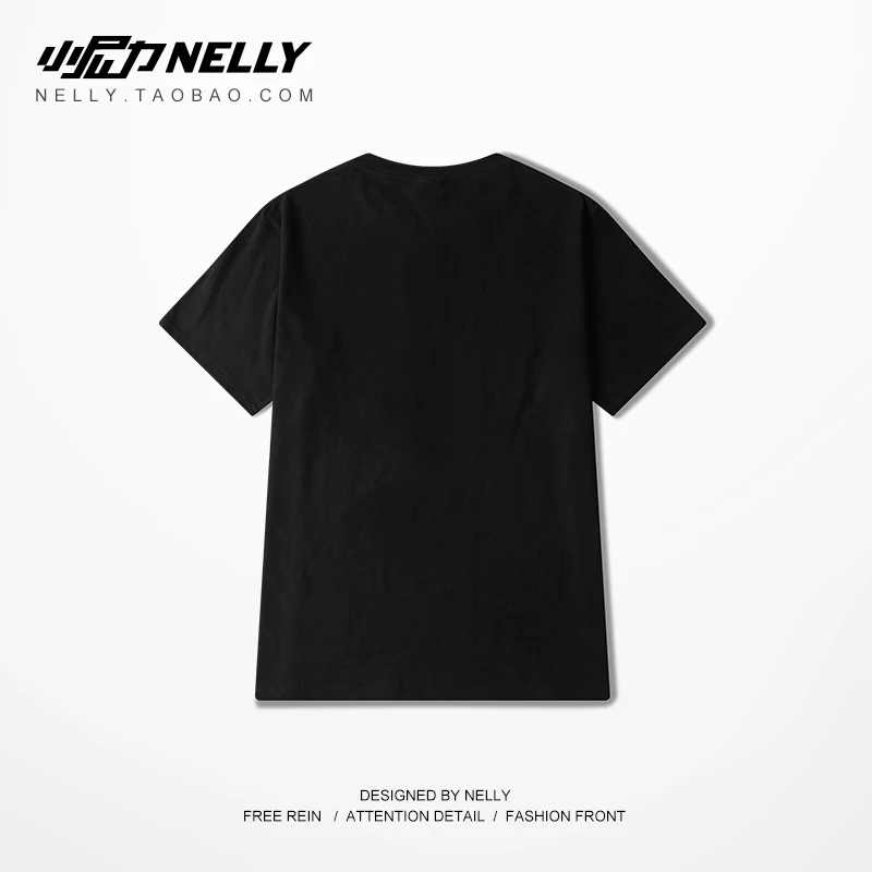 Мужская Спортивная Футболка NELLY Повседневная футболка в стиле хип-хоп с принтом