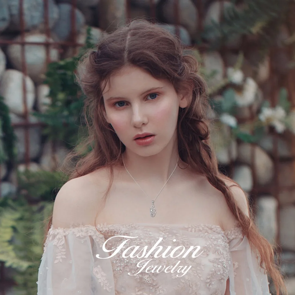 Женский кулон из серебра 925 пробы с фианитом|fashion statement necklace|statement necklacefashion necklace |