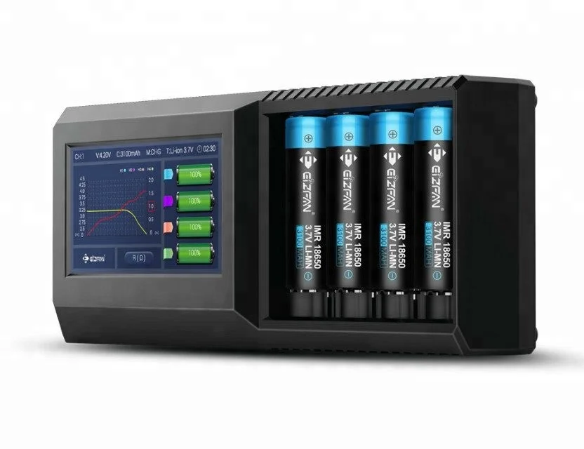 Efan Eizfan LUX S4 новейшее многофункциональное зарядное устройство с сенсорным экраном и ЖК-дисплеем Универсальное зарядное устройство с батареей ИК функция тестирования