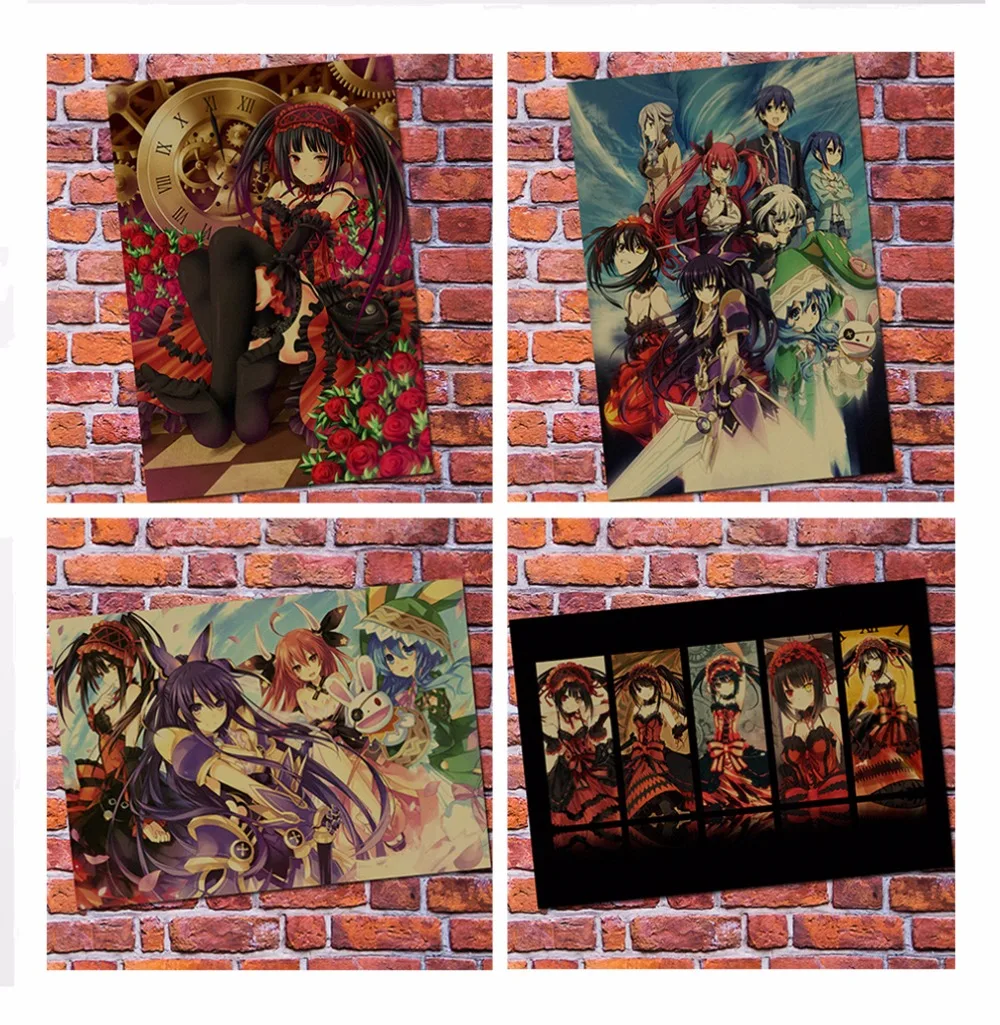 Date A постер Live домашний декор крафт Бумага плакат обувь для косплея Аниме