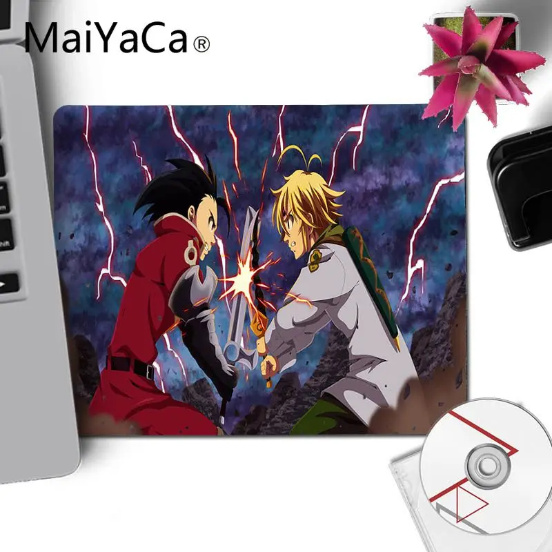 MaiYaCa Забавный Nanatsu no Taizai The Seven Deadly Sins коврик для мыши Аниме нескользящий ноутбук компьютер ПК игровой коврик Настольный коврик