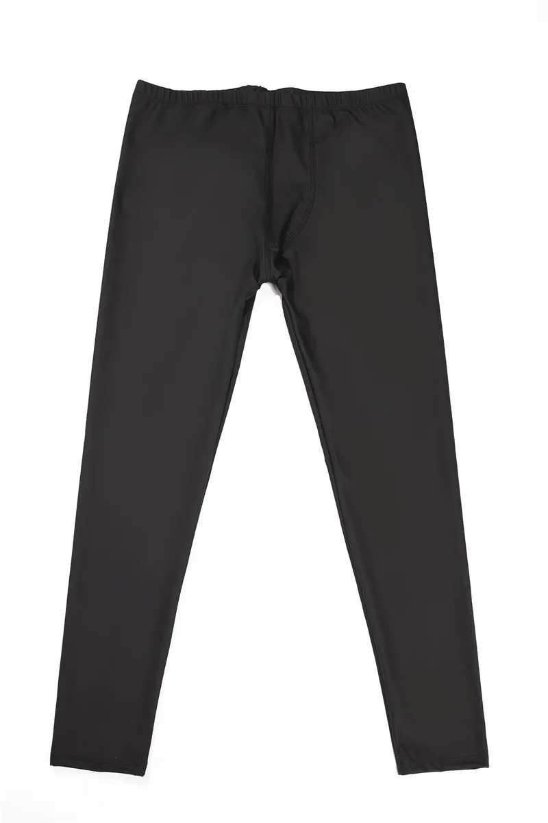 Fashion Faux Fur Fitness Skinny Pants  Men's Sexy Stretch Leggings Pants  Male Underwear  Faux Leather Trousers  Long Trousers