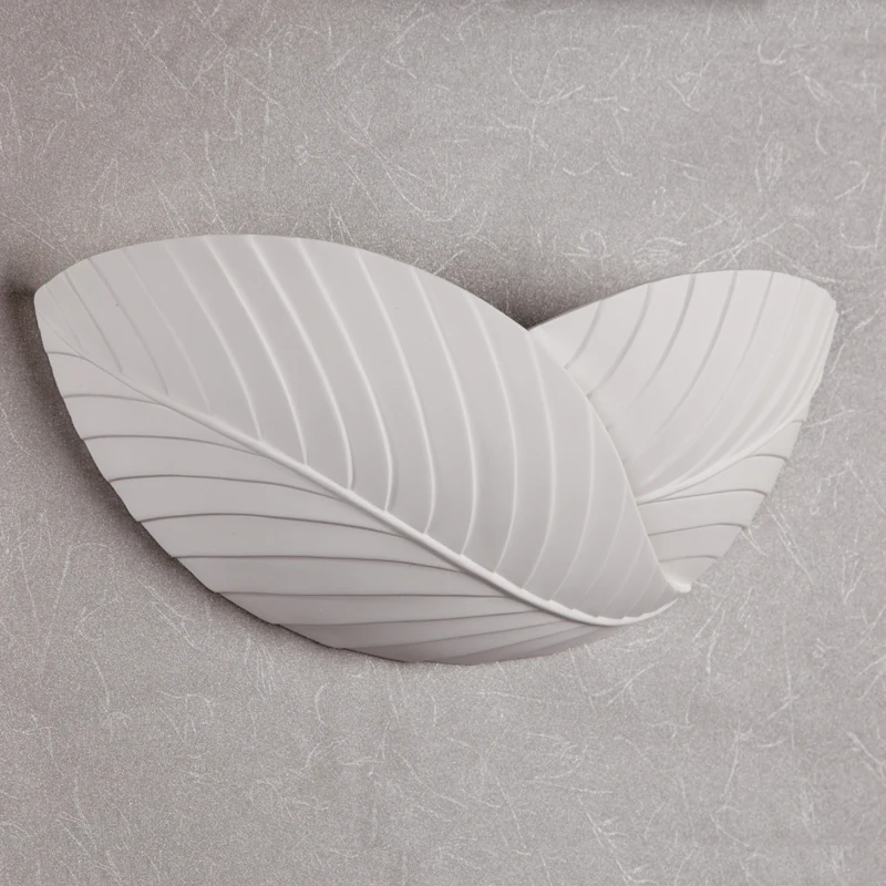 Настенный светодиодный светильник в форме листа прикроватная лампа из