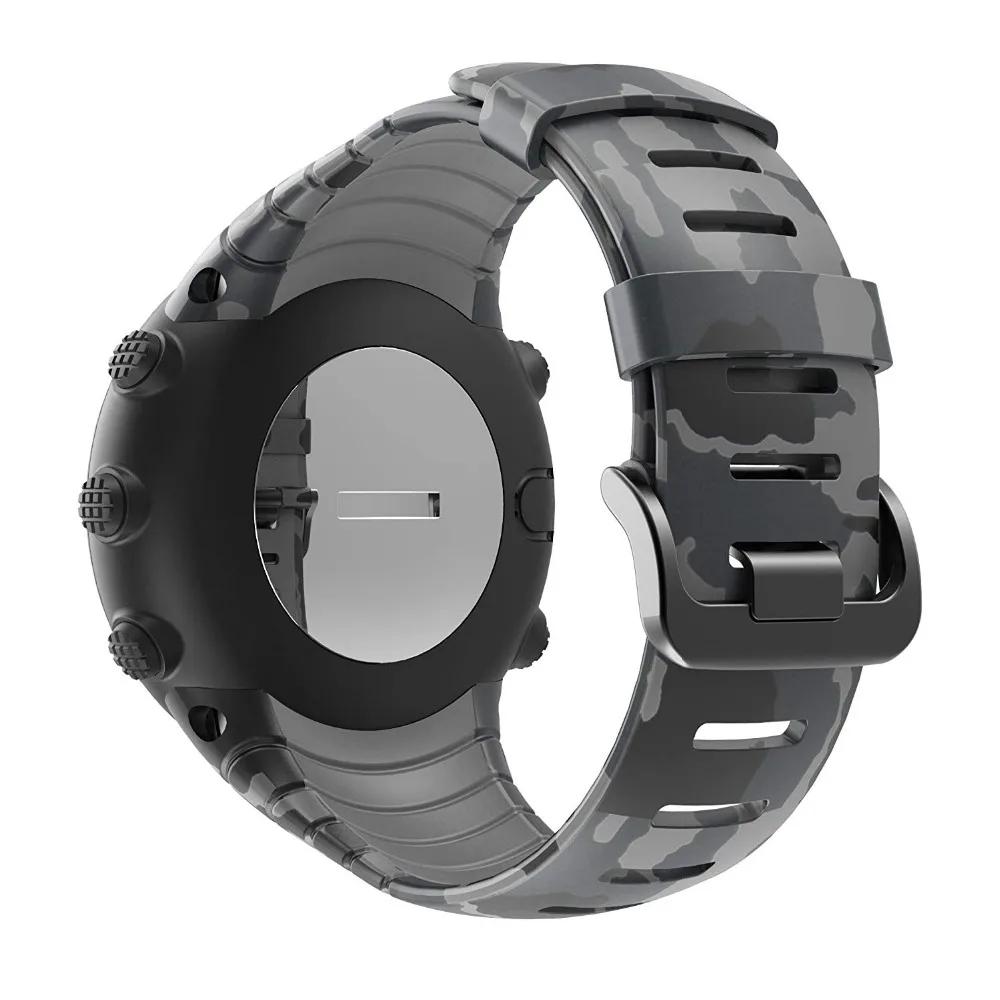 Ремешок Suunto Core серый Камуфляжный ремешок для часов SS014993000|Ремешки часов| |