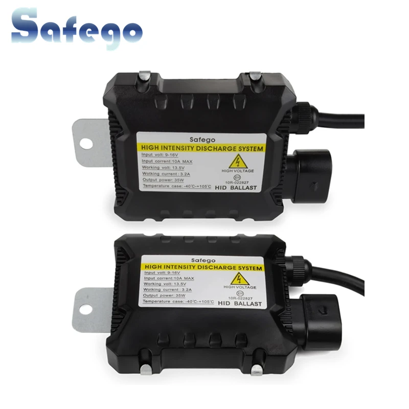 Ксеноновый балласт Safego 2x12 В 35 Вт цифровой тонкий ксеноновый постоянного тока