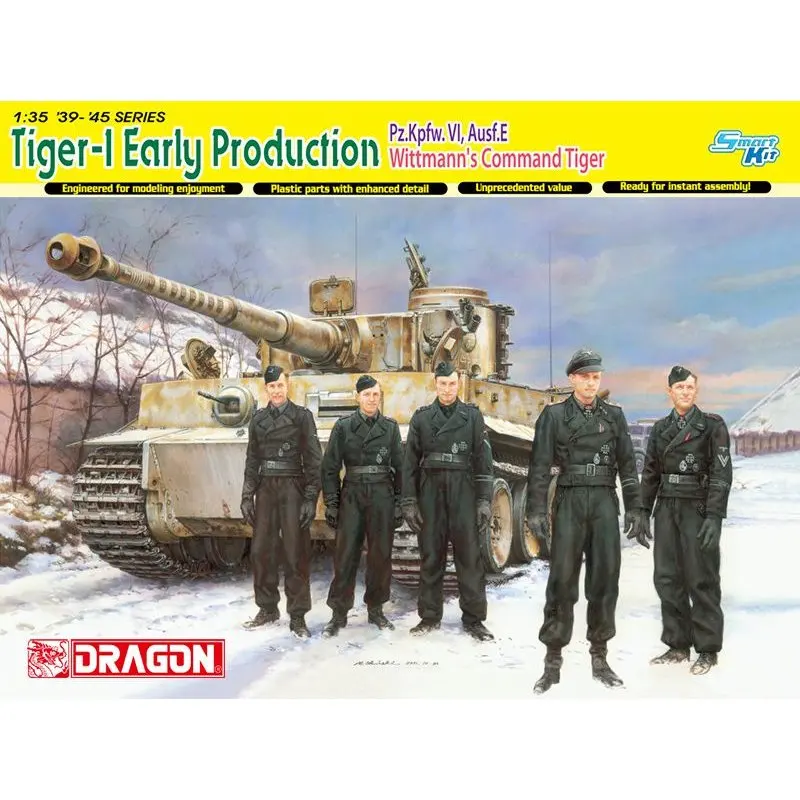 DRAGON 6730 1/35 Tiger 1 Раннее Производство Pz.Kpfw.VI Ausf.E набор моделей|Наборы для сборки
