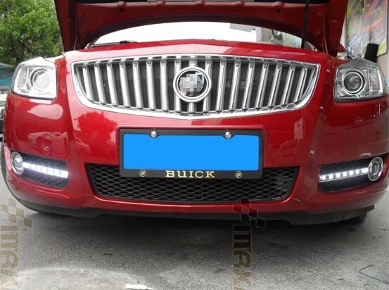 Lampever автомобиля СИД DRL для Buick Opel Insignia белый Цвет Туман лампа Рамки крышка Габаритные огни Наборы 2009-2013