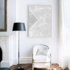 Настенная живопись в минималистском стиле, современный абстрактный настенный плакат с изображением Scandinave, Декор для дома