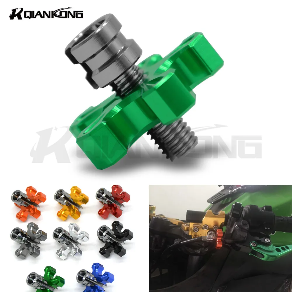 M8/M10 * 1 25 Универсальный Мотоцикл CNC алюминиевый кабель сцепления провода