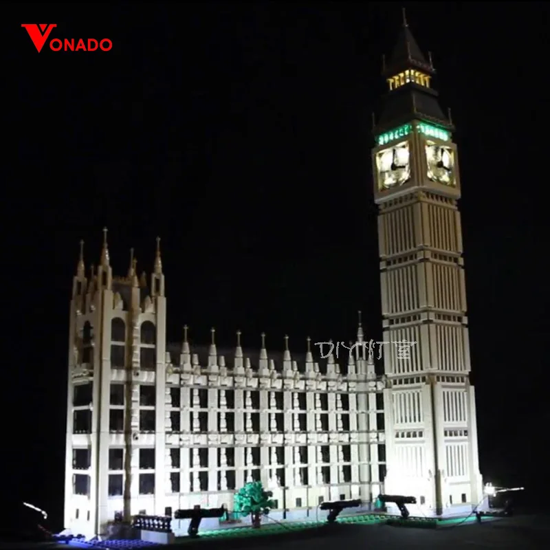 Набор со светодиодной подсветкой для lego 10253 совместимый с 17005 City Creator Big Ben