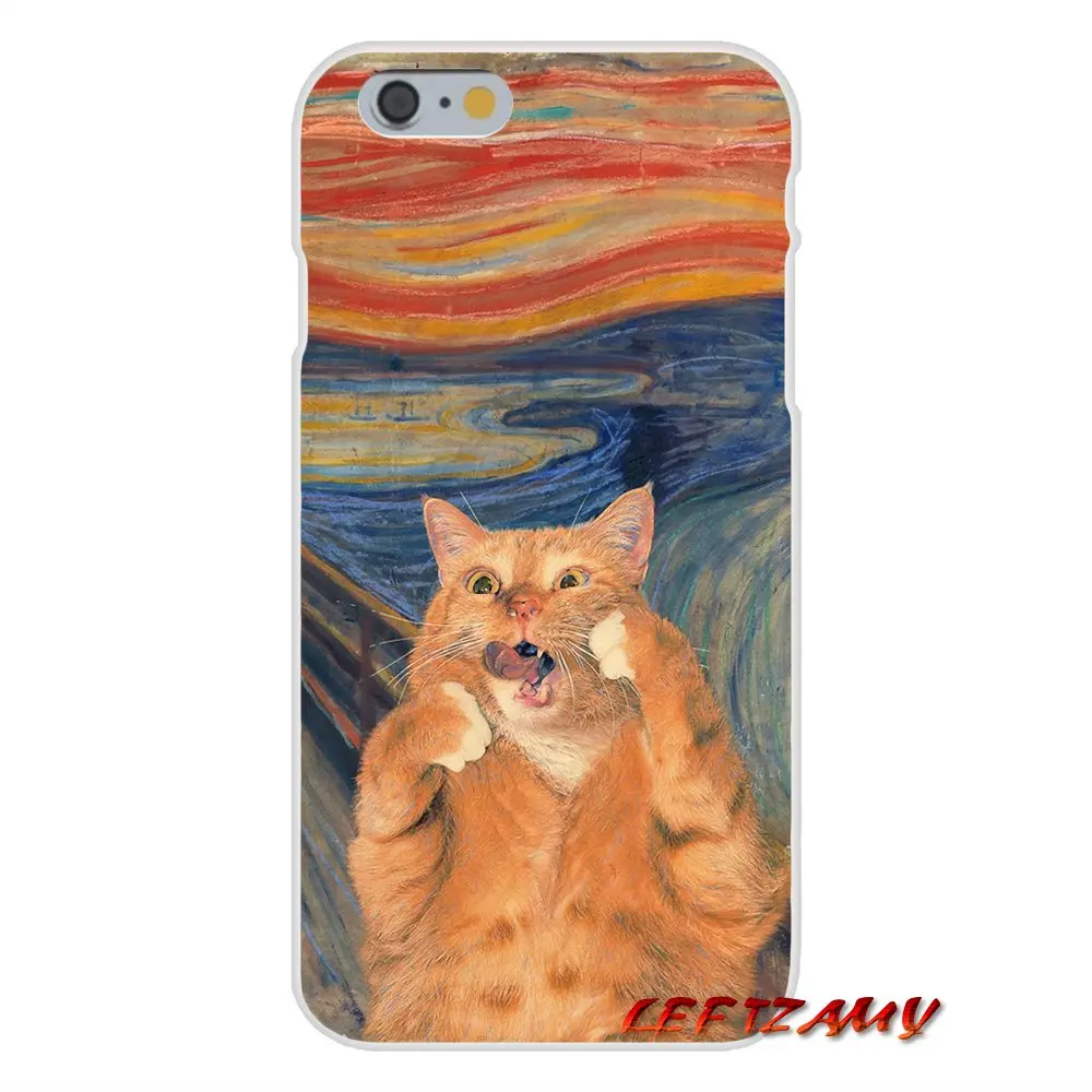 Забавная картина Кричащие Edvard Munch Микки аксессуары для телефона Чехлы iPhone X 4 4S 5 5S