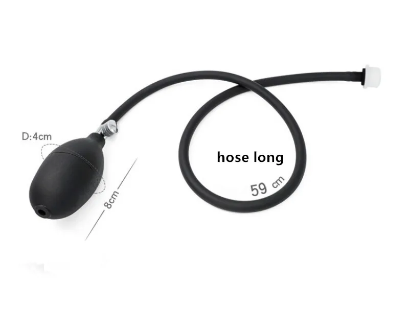 AUEXY Super Huge Inflatable Big Anal Plug Dildo Pump Dilator Expandable No Vibrator Butt Balls Max 12CM | Красота и здоровье