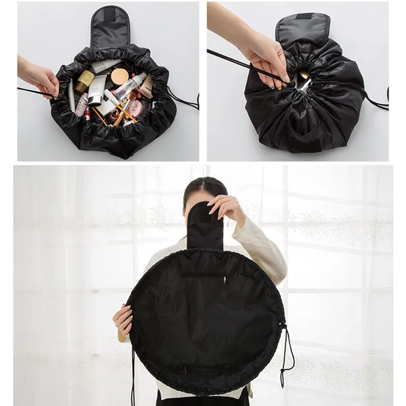 P Макияж портативный Красота Drawstring дорожная косметичка органайзер для хранения