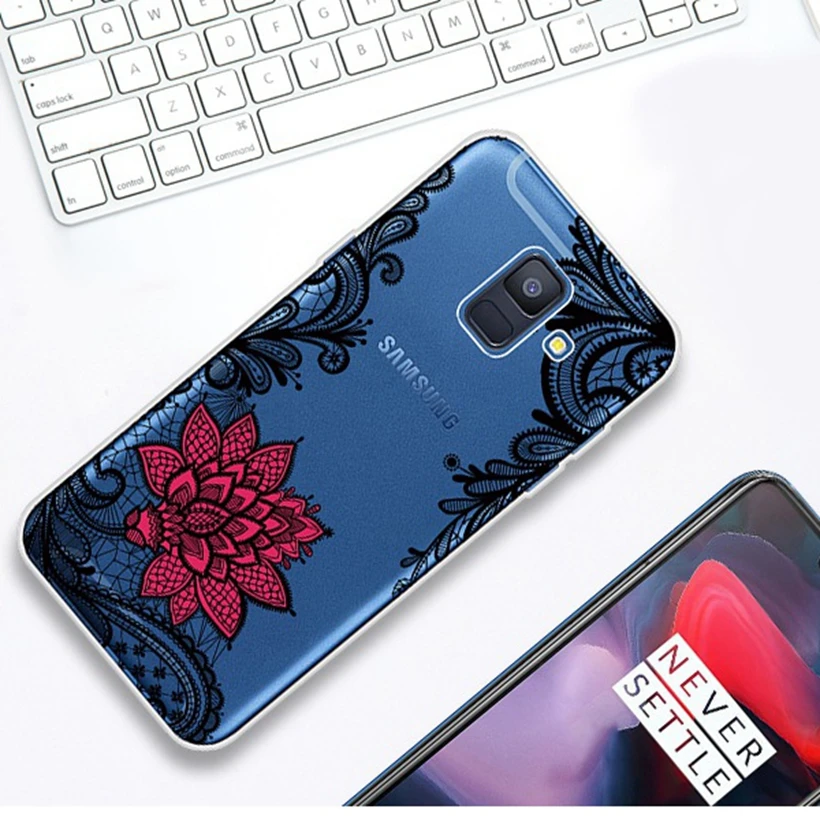 For Samsung Galaxy J4 J6 2018 European version Case Silicone Soft Cover S9 S9plus A8 A6 Plus Coque Funda |