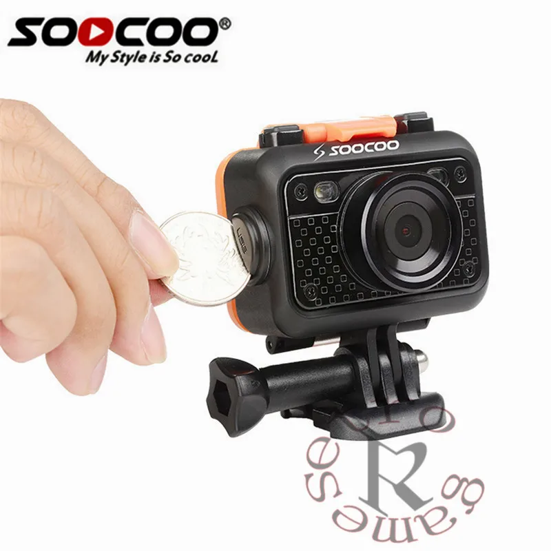 SOOCOO S60 HD 1080P WiFi Спортивная экшн-камера 170 градусов широкоугольный объектив 60 м