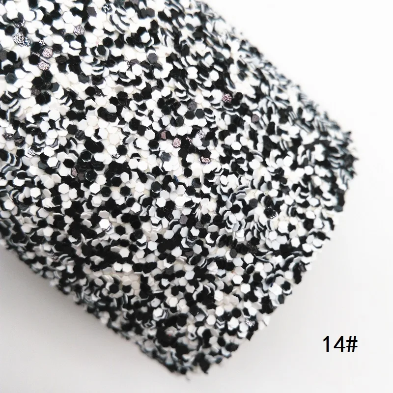 14 Glitterwishcome 30X134 см мини рулон с эффектом блестящей кожи Fabirc, блестящая кожаная ткань, GM003 - Цвет: 14