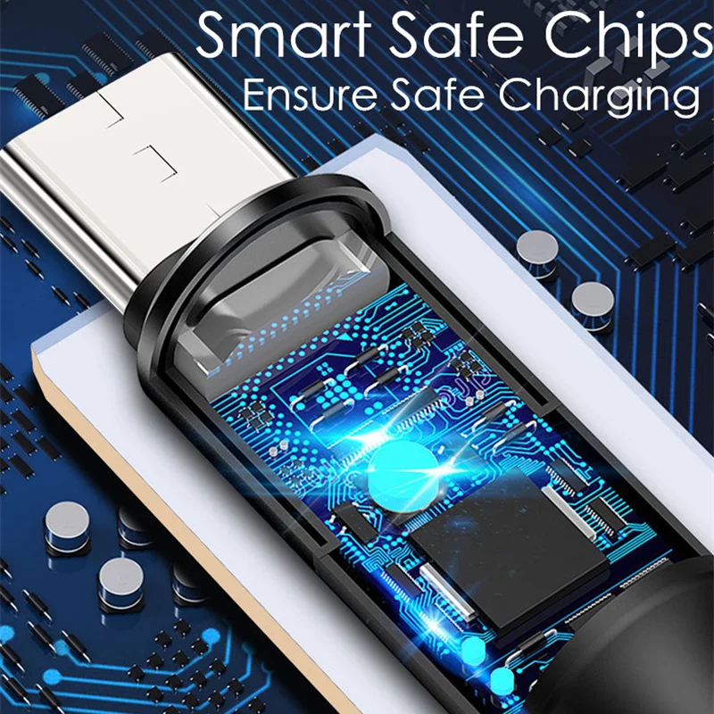 5A супер зарядка 3 в 1 быстрое зарядное устройство USB кабель провод usb type C кабель для huawei mate 20 P20 для iPhone samsung Xiaomi
