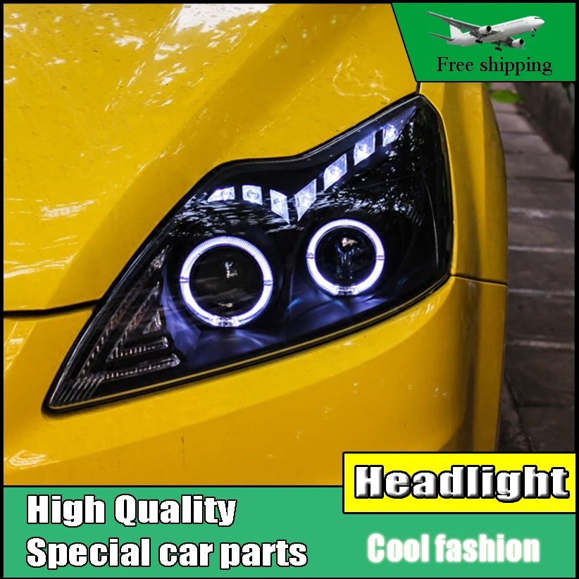 Автомобильный Стайлинг Головной фонарь для Ford Focus MK2 фары 2009 2011 светодиодный DRL Bi