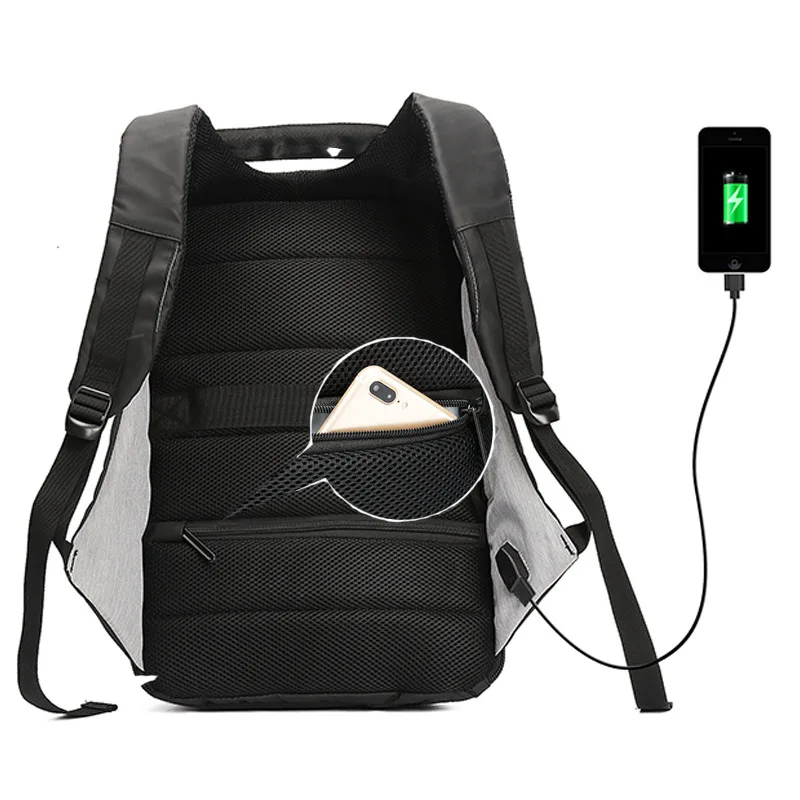 LEAPER мужские рюкзаки Bolsa Mochila для путешествий Оксфорд 15 6 ноутбука Противоугонный