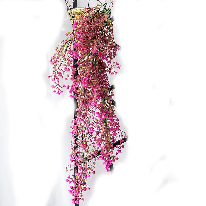 Искусственная настенная подвеска искусственный цветок пластиковое ротанговое