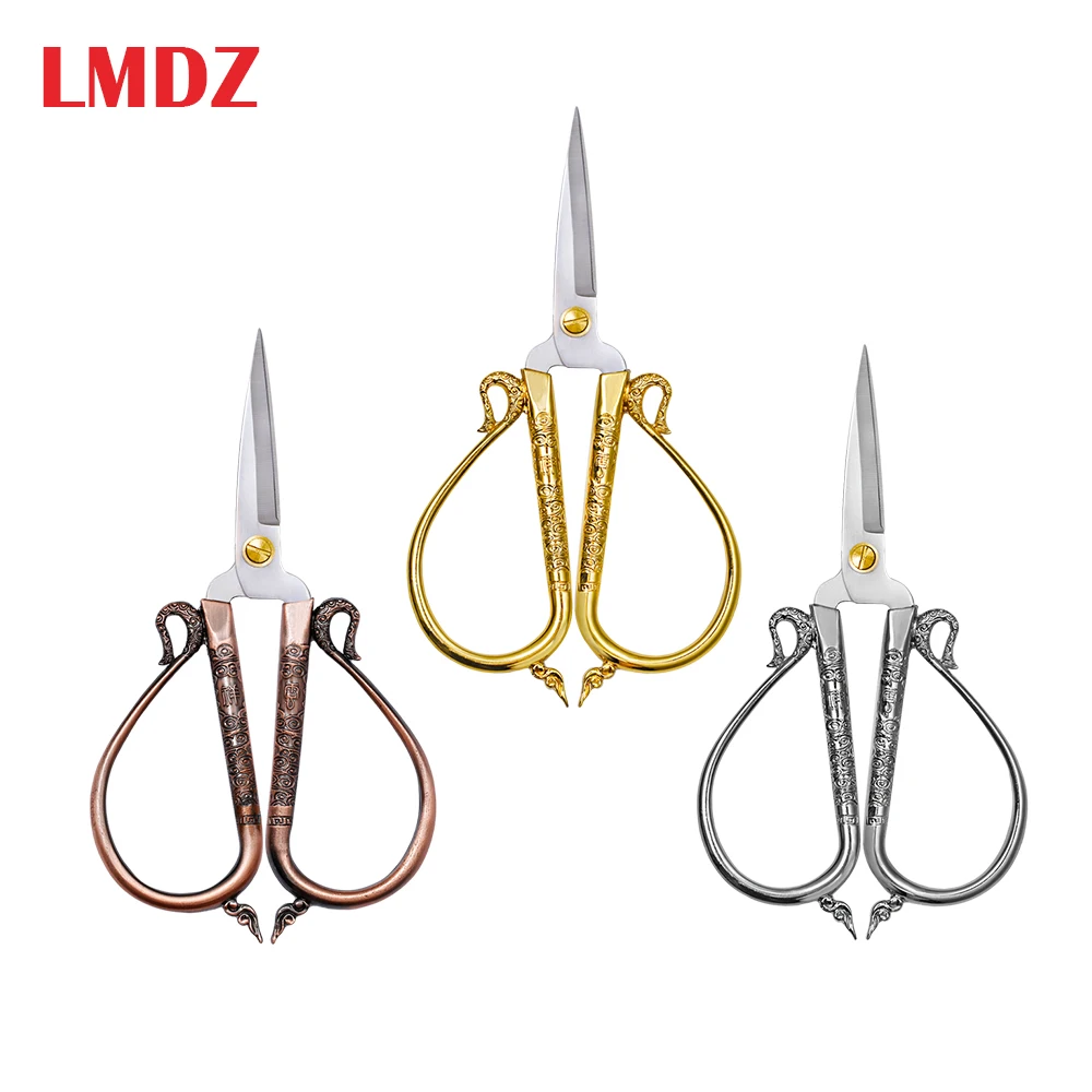 LMDZ 1 шт. ножницы из нержавеющей стали для шитья Короткие высокопрочной винтажные