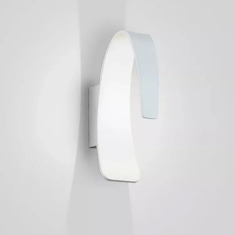 Crescent LED interior lighting wall lamp modern minimalist COB energy saving bedroom study porch garden bedside | Лампы и освещение